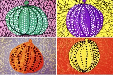 Yayoi Kusama's Pumpkin: dot to dot veggie or metaphor for